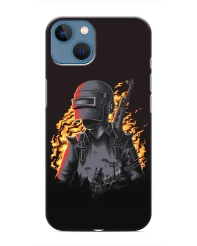 Чохол для iPhone 13 з картинкою «PUBG — вогняний силует» Чохол для iPhone 13 з картинкою «PUBG — вогняний силует»