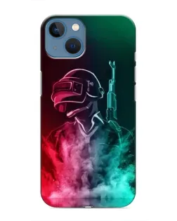 Чохол для iPhone 13 з картинкою «PUBG — вогняний воїн»