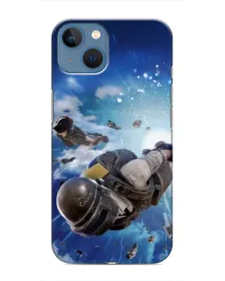 Чохол для iPhone 13 з картинкою «Десант PUBG — стрибок»