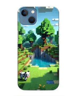 Чохол для iPhone 13 з картинкою «Minecraft літній день»