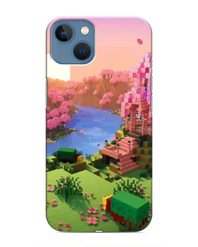 Чохол для iPhone 13 з картинкою «Рожеве дерево Minecraft» Чохол для iPhone 13 з картинкою «Рожеве дерево Minecraft»