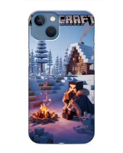 Чохол для iPhone 13 з картинкою «Зимовий Minecraft» Чохол для iPhone 13 з картинкою «Зимовий Minecraft»