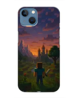 Чохол для iPhone 13 з картинкою «Стів біля вежі»