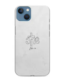 Чохол для iPhone 13 з картинкою «Івана 3:16 Хрест»