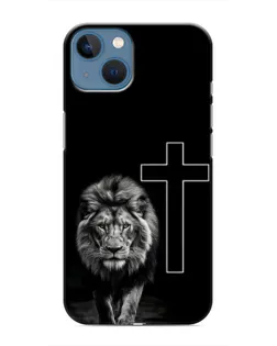 Чохол для iPhone 13 з картинкою «Лев та Хрест»