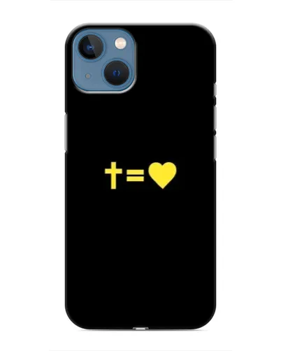 Чохол для iPhone 13 з картинкою «Серце та Хрест» Чохол для iPhone 13 з картинкою «Серце та Хрест»