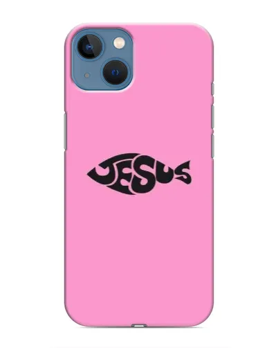 Чохол для iPhone 13 з картинкою «Рожевий символ Jesus» Чохол для iPhone 13 з картинкою «Рожевий символ Jesus»