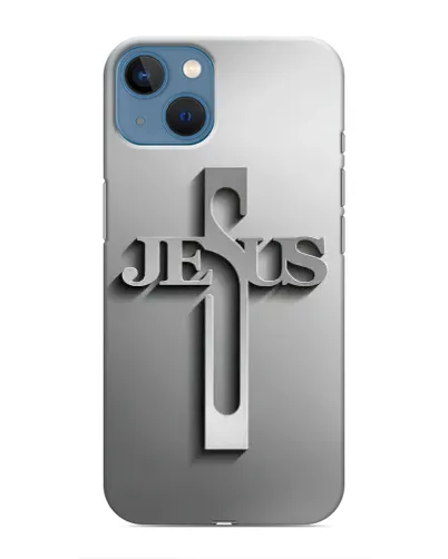 Чехол для iPhone 13 с картинкой «Металлический крест Jesus» Чехол для iPhone 13 с картинкой «Металлический крест Jesus»
