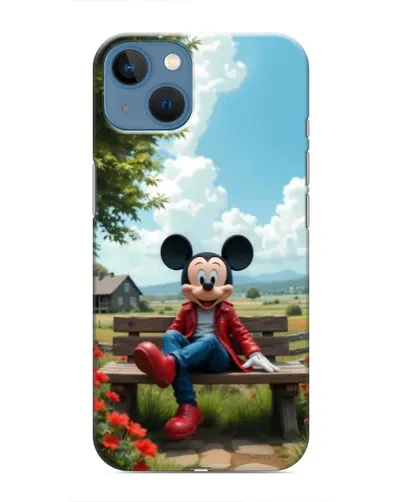 Чохол для iPhone 13 з картинкою «Міккі на лавці» Чохол для iPhone 13 з картинкою «Міккі на лавці»