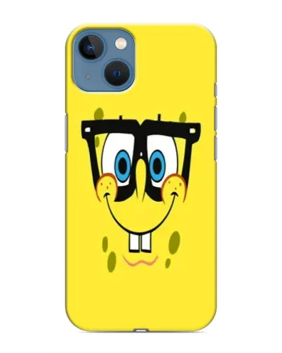 Чехол для iPhone 13 с картинкой «Минималистичный Спанч Боб» Чехол для iPhone 13 с картинкой «Минималистичный Спанч Боб»