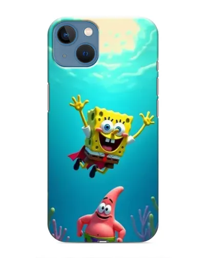 Чехол для iPhone 13 с картинкой «Спанч Боб под водой» Чехол для iPhone 13 с картинкой «Спанч Боб под водой»