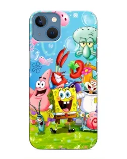Чехол для iPhone 13 с картинкой «Губка Боб и друзья»