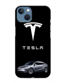 Чохол для iPhone 13 з картинкою «Tesla Model Y»