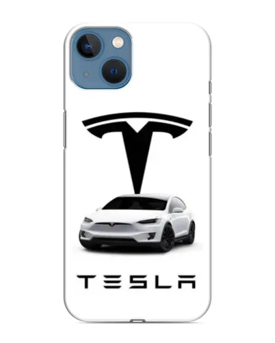 Чохол для iPhone 13 з картинкою «Tesla White Style» Чохол для iPhone 13 з картинкою «Tesla White Style»