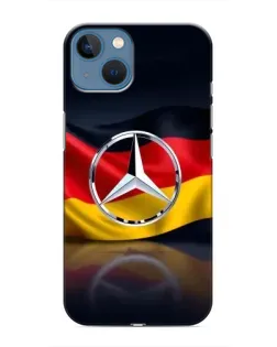Чохол для iPhone 13 з картинкою «Mercedes — прапор Німеччини»