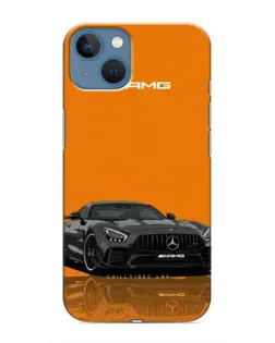 Чохол для iPhone 13 з картинкою «Помаранчевий Mercedes AMG»