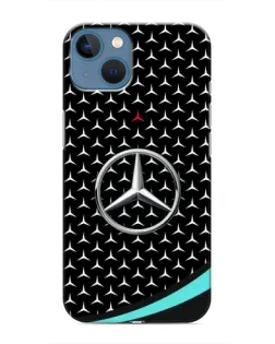 Чохол для iPhone 13 з картинкою «Mercedes — бірюзовий акцент»