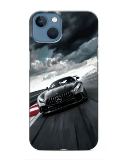 Чохол для iPhone 13 з картинкою «Гоночний Mercedes AMG»