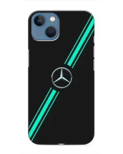 Чехол для iPhone 13 с картинкой «Спортивные линии Mercedes»