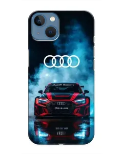 Чохол для iPhone 13 з картинкою «Audi Sport — неон»