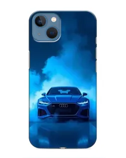Чохол для iPhone 13 з картинкою «Audi — блакитна енергія»