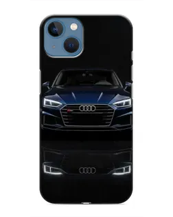 Чохол для iPhone 13 з картинкою «Audi — нічне відображення»