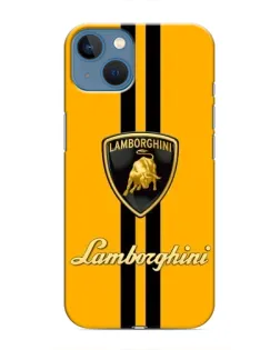 Чохол для iPhone 13 з картинкою «Lamborghini Stripe жовтий»