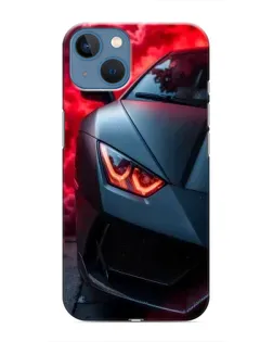 Чохол для iPhone 13 з картинкою «Lamborghini червоне сяйво»