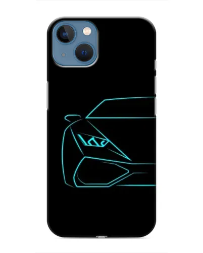 Чохол для iPhone 13 з картинкою «Блакитний силует Lamborghini» Чохол для iPhone 13 з картинкою «Блакитний силует Lamborghini»