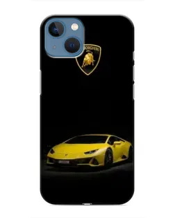 Чохол для iPhone 13 з картинкою «Lamborghini жовтий акцент»