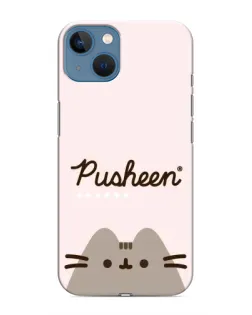 Чохол для iPhone 13 з картинкою «Pusheen логотип»