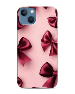 Чохол для iPhone 13 з картинкою «Бордовий атлас»