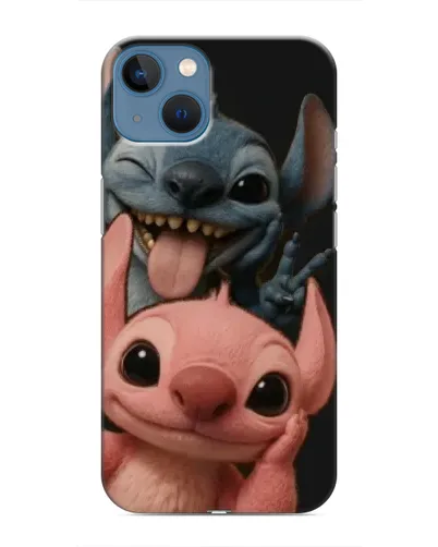Чохол для iPhone 13 з картинкою «Стіч та Ангел»