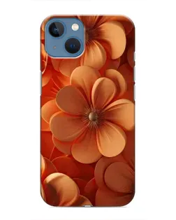 Чохол для iPhone 13 з картинкою «Помаранчева макро квітка»
