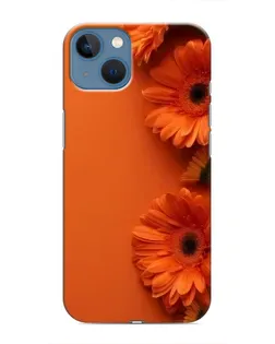 Чохол для iPhone 13 з картинкою «Помаранчеві гербери»