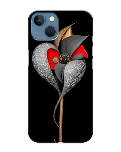 Чохол для iPhone 13 з картинкою «Срібна фантазійна квітка» Чохол для iPhone 13 з картинкою «Срібна фантазійна квітка»