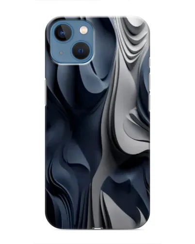 Чохол для iPhone 13 з картинкою «Об'ємні сині складки» Чохол для iPhone 13 з картинкою «Об'ємні сині складки»