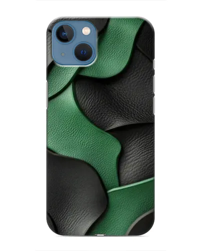 Чохол для iPhone 13 з картинкою «Зелені шкіряні хвилі» Чохол для iPhone 13 з картинкою «Зелені шкіряні хвилі»