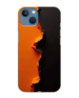 Чохол для iPhone 13 з картинкою «Помаранчевий розлом»