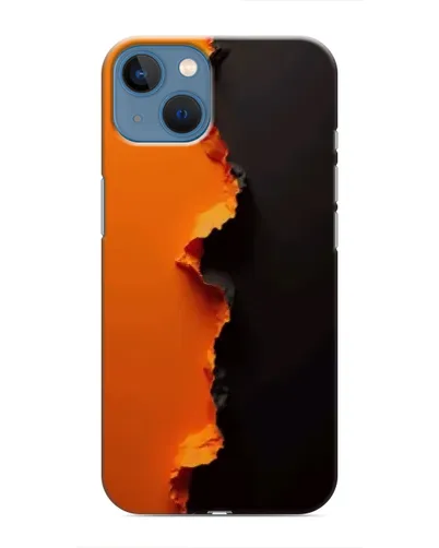 Чохол для iPhone 13 з картинкою «Помаранчевий розлом» Чохол для iPhone 13 з картинкою «Помаранчевий розлом»