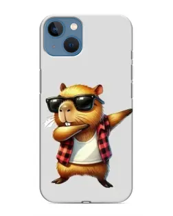 Чохол для iPhone 13 з картинкою «Капібара репер даб»