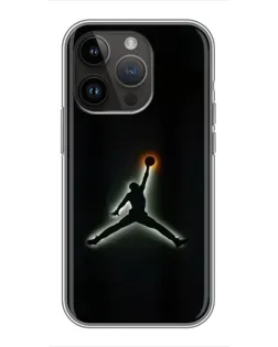 Чехол для iPhone 14 Pro Max с картинкой «Jordan Gradient Logo»