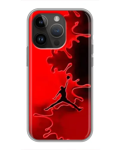 Чехол для iPhone 14 Pro Max с картинкой «Jordan Red Smoke» Чехол для iPhone 14 Pro Max с картинкой «Jordan Red Smoke»