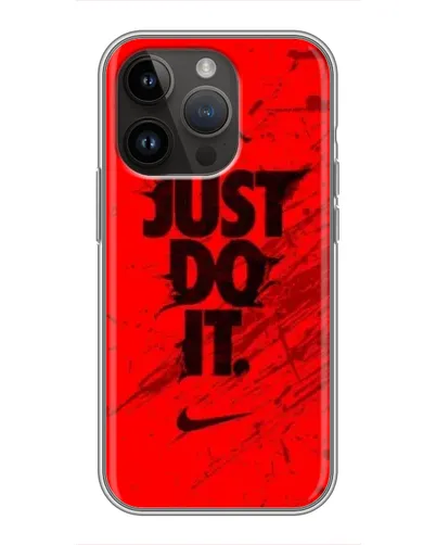 Чехол для iPhone 14 Pro Max с картинкой «Nike Just Do It» Чехол для iPhone 14 Pro Max с картинкой «Nike Just Do It»