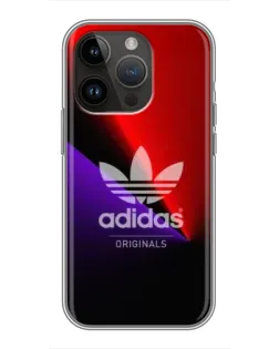 Чохол для iPhone 14 Pro Max з картинкою «Adidas Red Neon» Чохол для iPhone 14 Pro Max з картинкою «Adidas Red Neon»