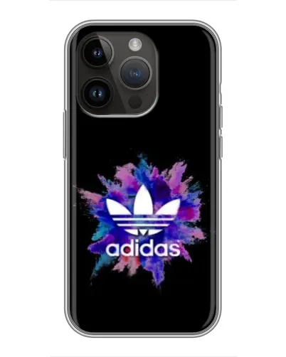 Чохол для iPhone 14 Pro Max з картинкою «Вибух фарб Adidas»