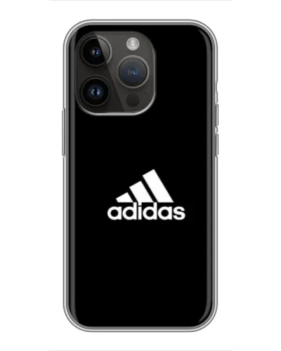 Чохол для iPhone 14 Pro Max з картинкою «Чорна класика Adidas»