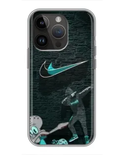 Чохол для iPhone 14 Pro Max з картинкою «Спортивний арт Nike»