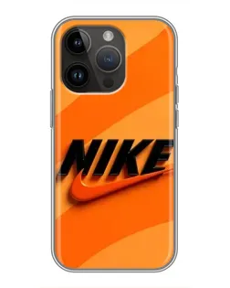 Чохол для iPhone 14 Pro Max з картинкою «Помаранчевий драйв Nike»