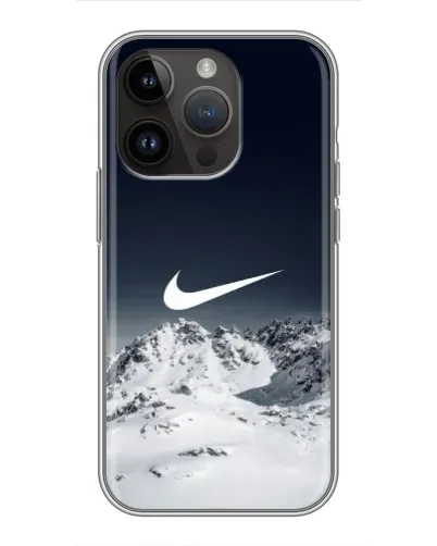 Чохол для iPhone 14 Pro Max з картинкою «Nike — зимові гори» Чохол для iPhone 14 Pro Max з картинкою «Nike — зимові гори»